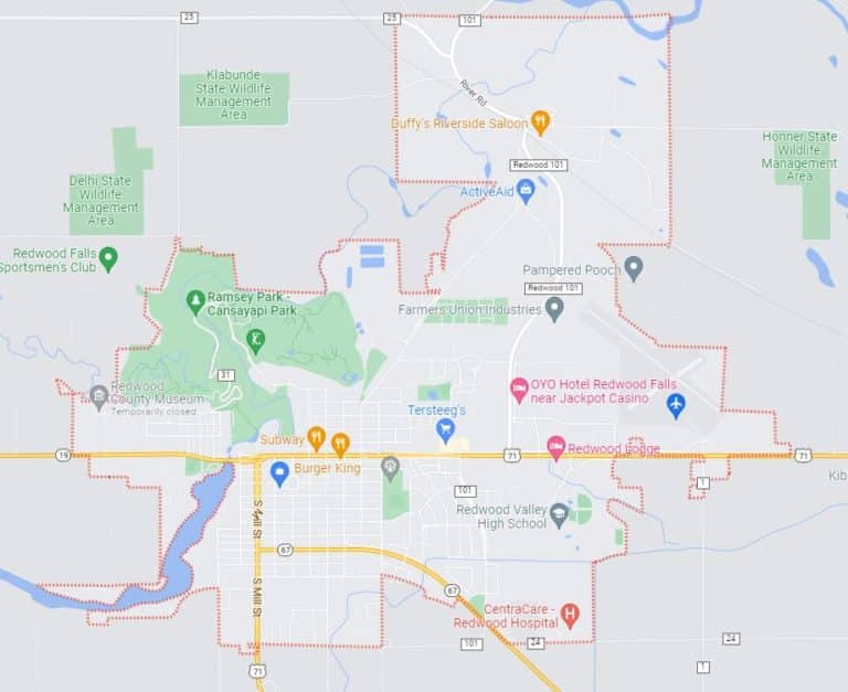 City Map - City of Redwood Falls